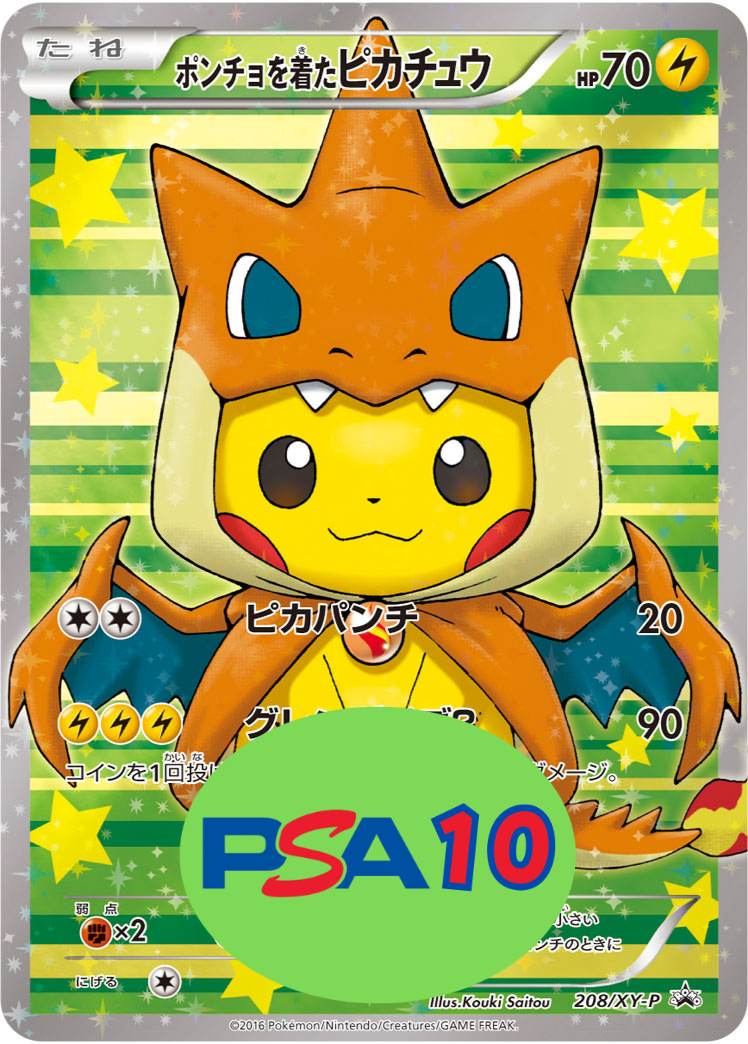 ポンチョを着たピカチュウ